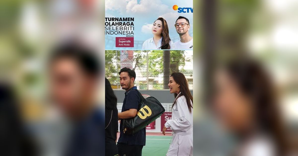 Potret Syahnaz Sadiqah Temani Jeje Main Tenis di Turnamen Selebriti, Full Senyum