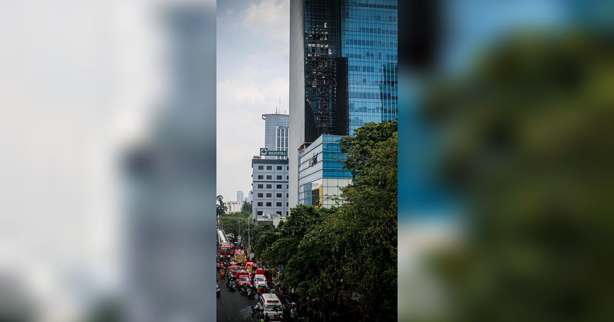 Ternyata, Segini Harga Sewa Kantor di Gedung K-Link Tower yang Terbakar Kemarin