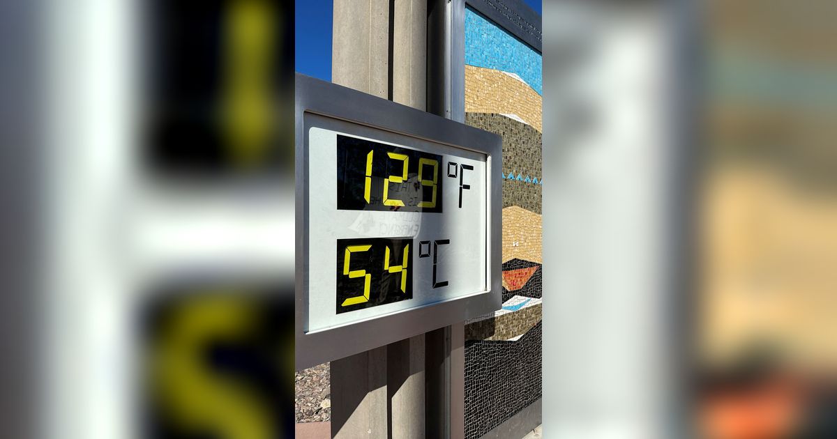 FOTO: Taman Nasional Death Valley Catat Suhu Ekstrem 54 Derajat Celcius, Panasnya 'Mendidih'