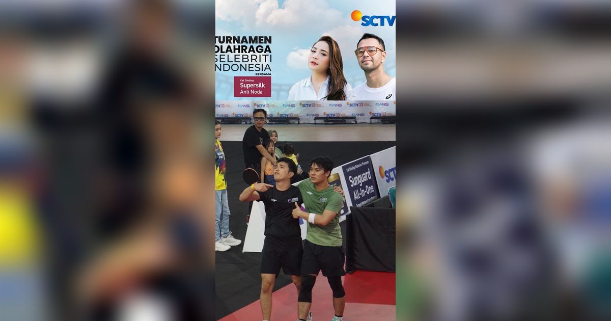 Diberi Semangat oleh Sang Istri, Rizky Billar Berhasil Tumbangkan Aldi Taher Bermain Tenis Meja