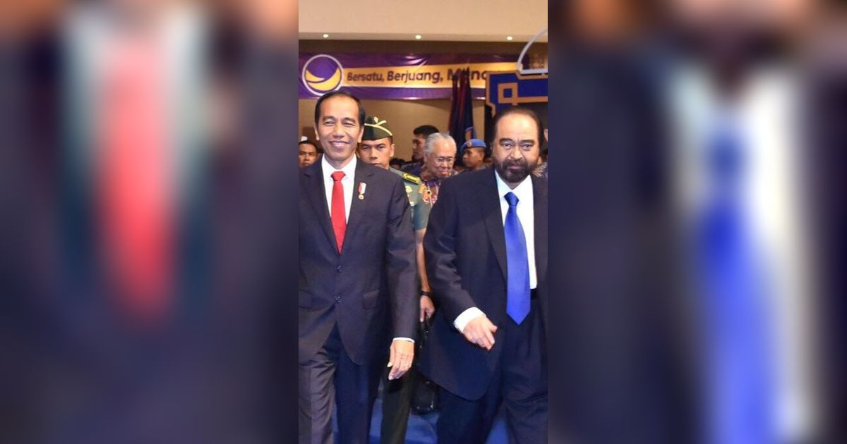 Bocoran Isi Pertemuan Surya Paloh dan Jokowi Selama 1 Jam di Istana