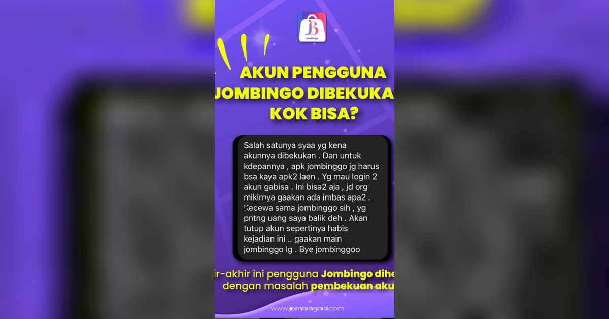 Waspada Penipuan Aplikasi Ecommerce Jombingo, Kerugian Korban Capai Rp42,1 Juta