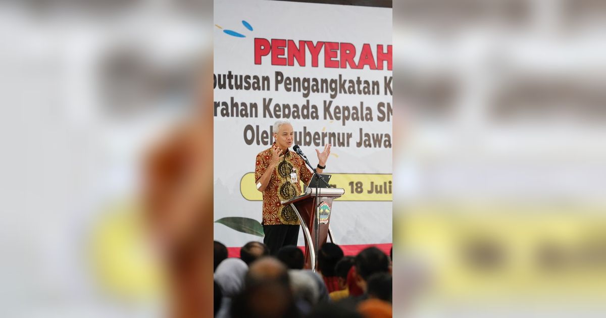 Komitmen Hapus Pungli, Ganjar Pranowo Buat Pakta Integritas untuk Kepala Sekolah
