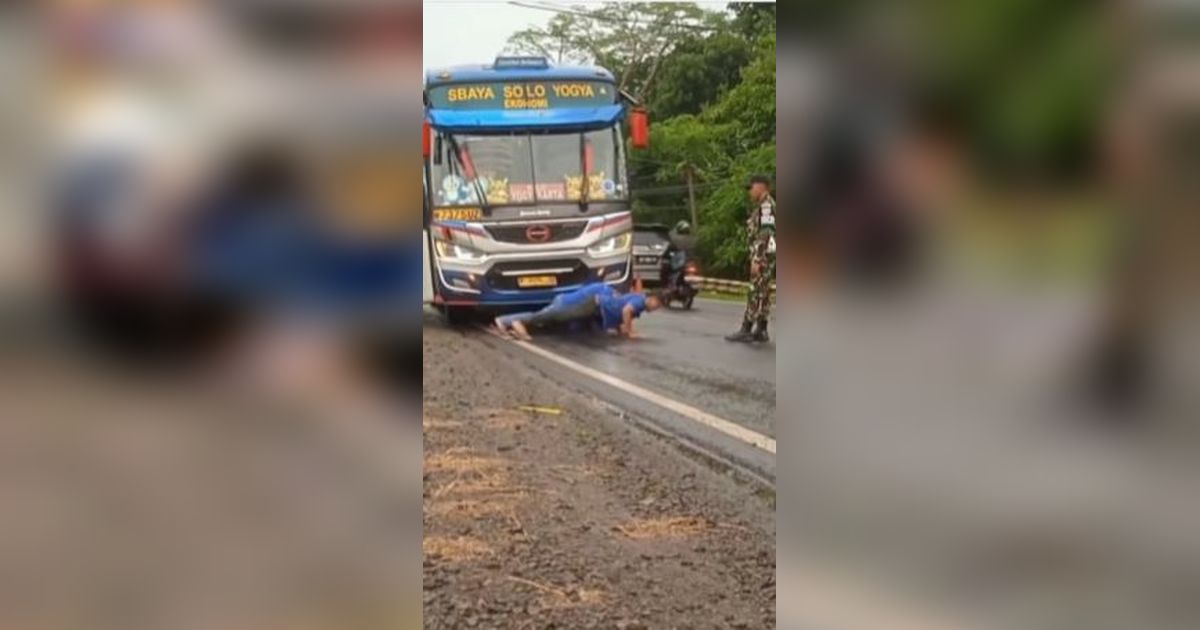 Sopir Bus Ugal-ugalan, Warganet Soroti Hukuman dari Anggota TNI, 'Biar Sehat'