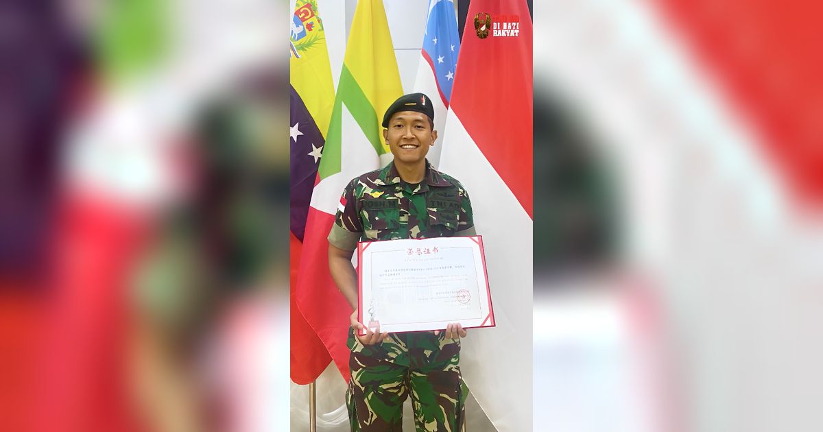 Perwira Muda TNI Ada Harumkan Nama Bangsa di Tiongkok, Sosoknya Gagah Berwibawa