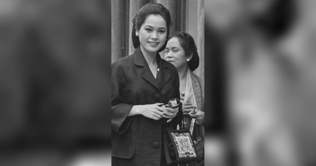 Potret Ratna Sari Dewi Istri Bung Karno Saat Kunjungan Pertama di London, 'Cantik Melebihi Masanya'