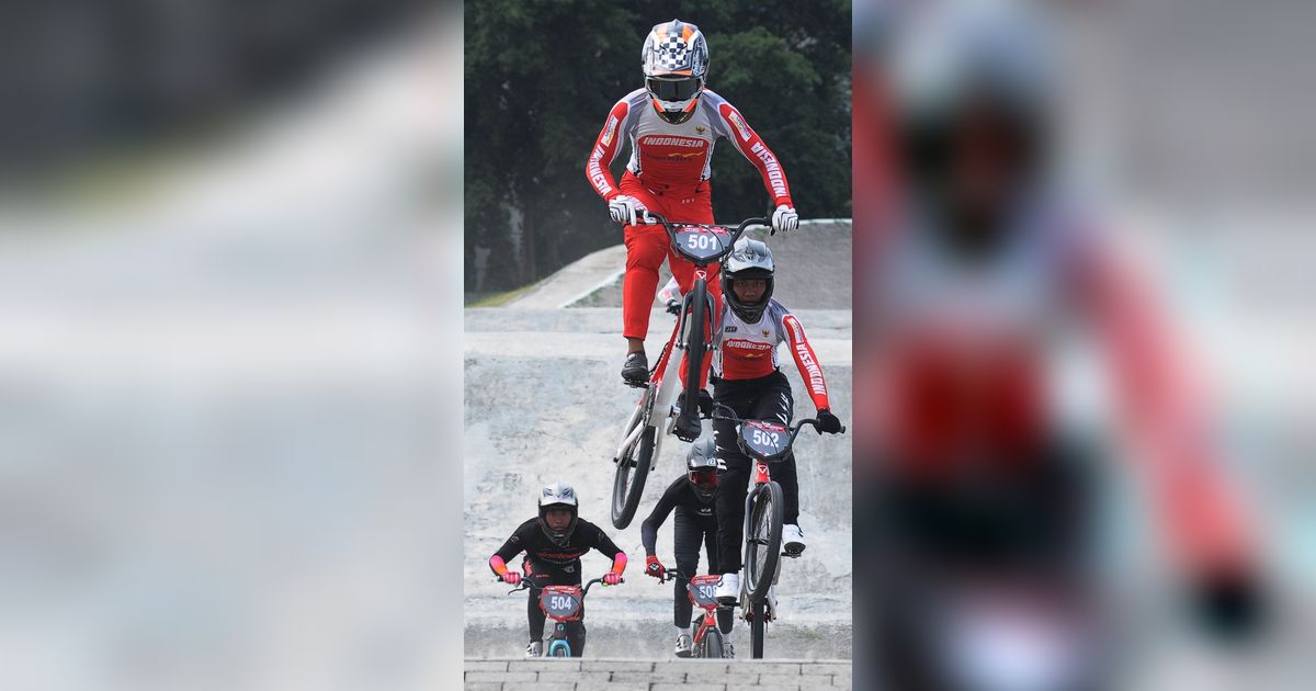 FOTO: Kejuaraan Balap Sepeda BMX Indonesia Cup 2023 Minim Dukungan Pemerintah dan Sponsor