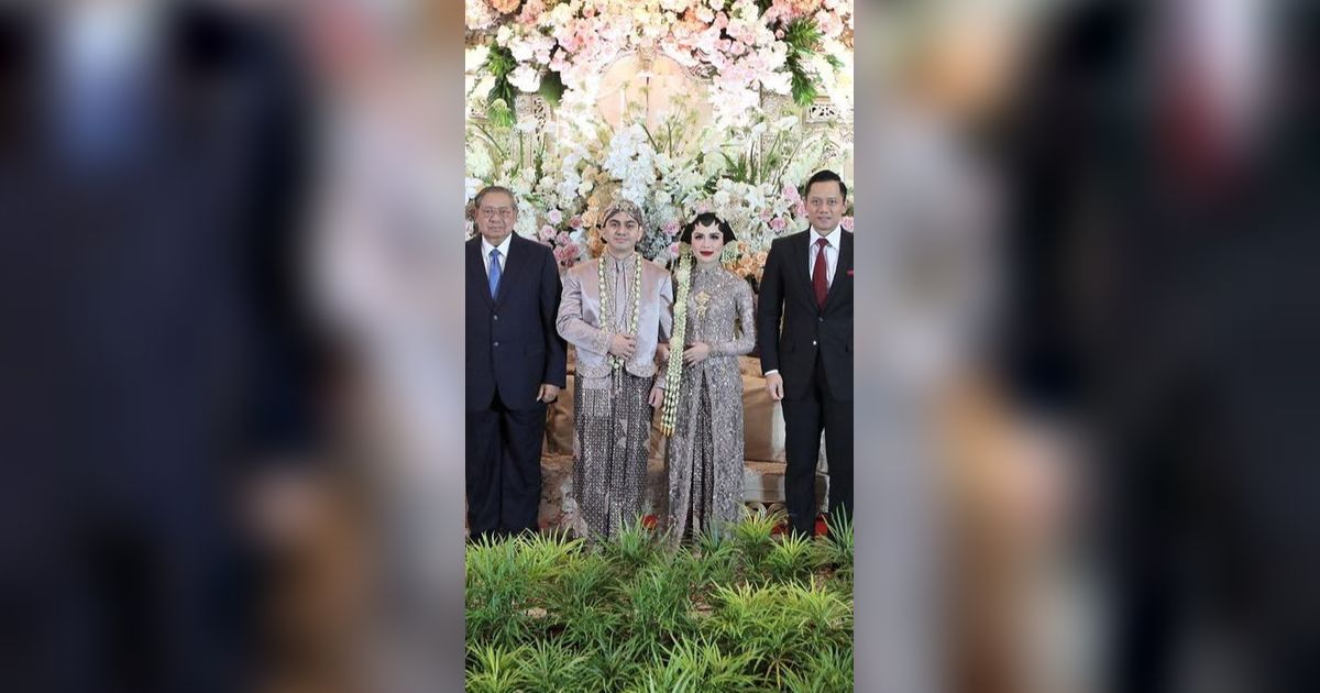 Momen AHY & SBY Hadiri Pernikahan Putri Mayjen TNI, Wajah Pengantin Serasi Banget