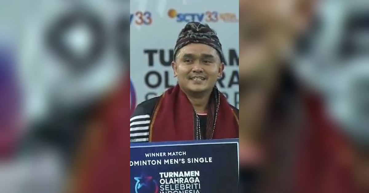 Valentino Jebret Juara Bulu Tangkis Tunggal Putra di 'TOSI' Usai Kalahkan Raffi Ahmad