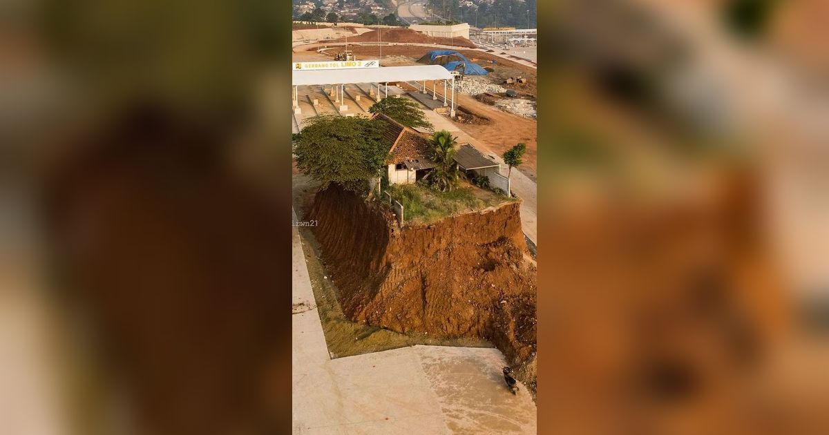 Diduga Masih Terkendala Pembebasan Lahan, Intip Potret Rumah Sebatang Kara di Tengah Proyek Tol Cijago