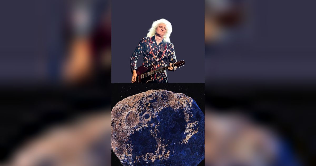 Gitaris Queen sekaligus Ilmuwan Astrofisika Brian May Bakal Merilis Buku 3D tentang Material Inti Asteroid yang Berbahaya