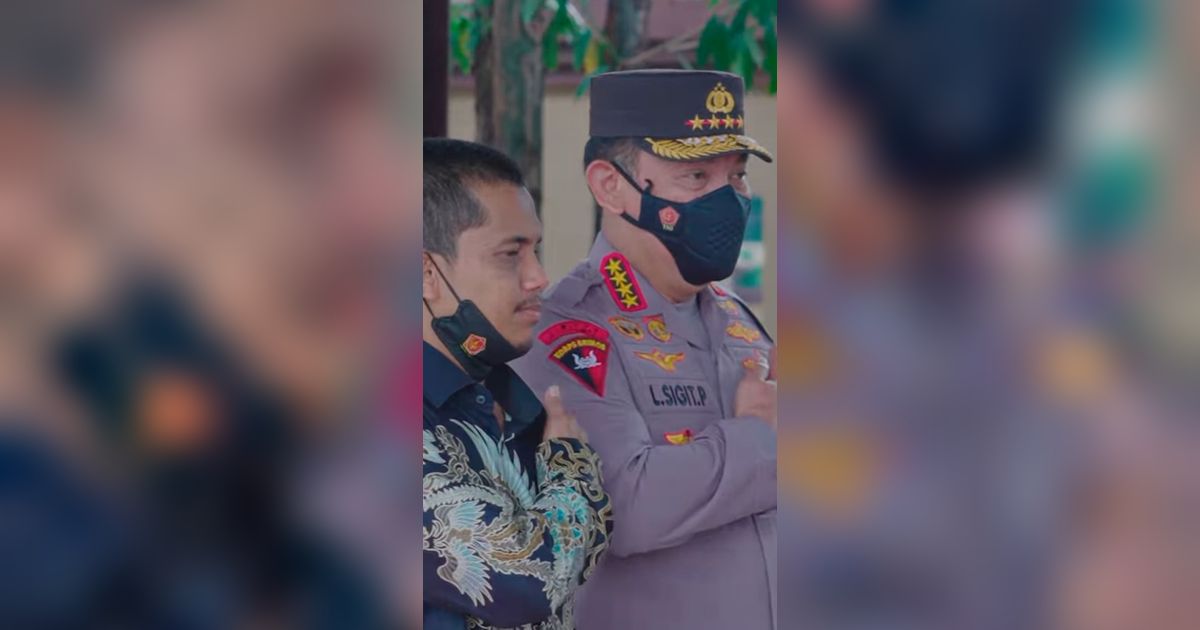 Hujan-hujanan, Jenderal Sigit Semangat Temui Seniman Difabel di Mabes Polri