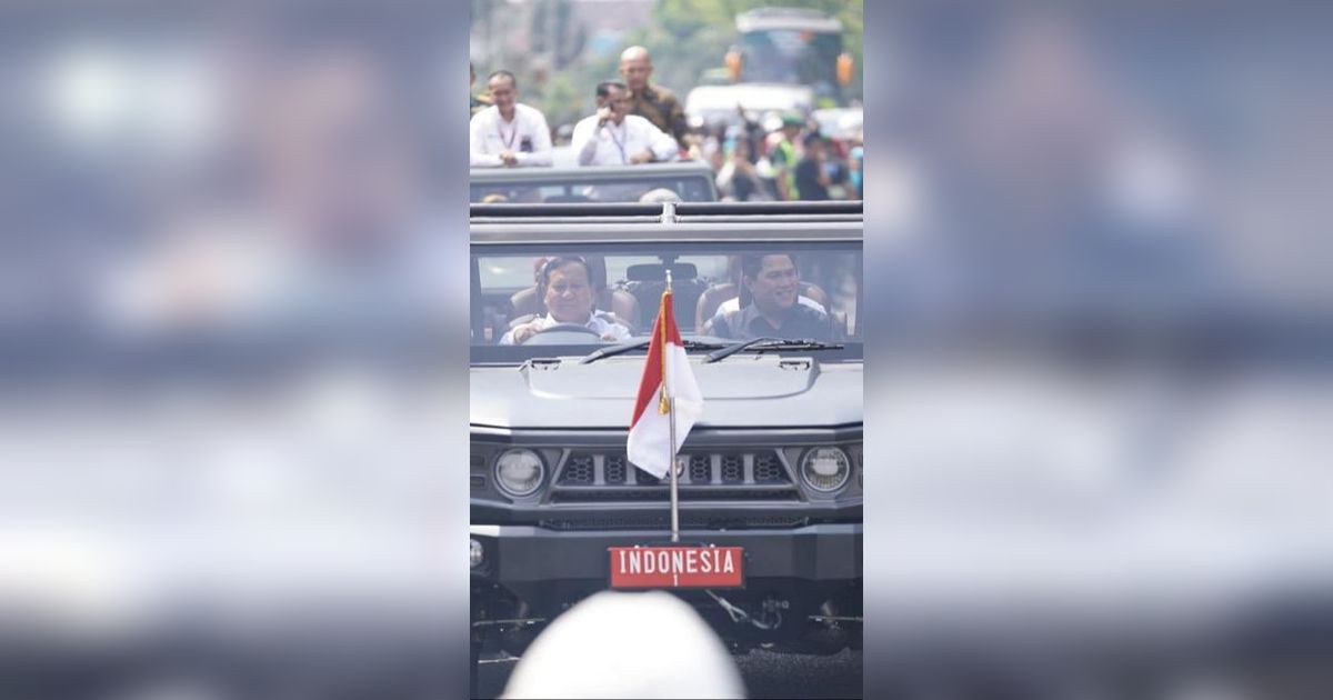Prabowo-Erick Thohir Satu Mobil dengan Jokowi, PAN: Kode Keras Hadapi Pilpres