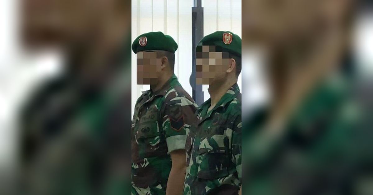 Dua Prajurit TNI Penyelundup 20 Kilogram Sabu dari Malaysia Dituntut Dipecat dan Penjara Seumur Hidup