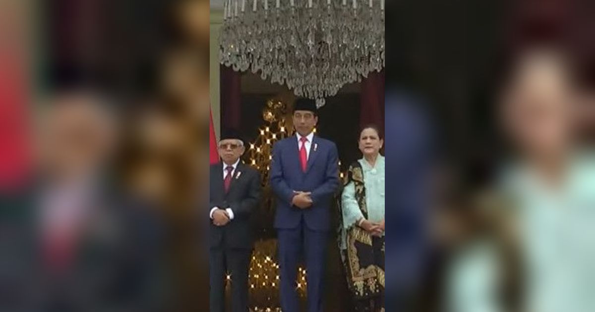 VIDEO: Jokowi & Iriana Terkesima Lihat Yel-Yel Sangar Perwira Remaja TNI-Polri