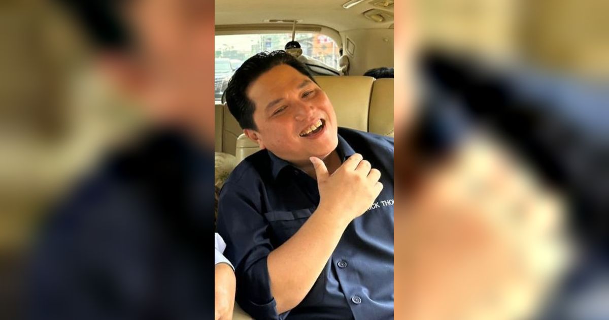 Momen Erick Thohir Tertawa Terpingkal-Pingkal Dengar Candaan Prabowo