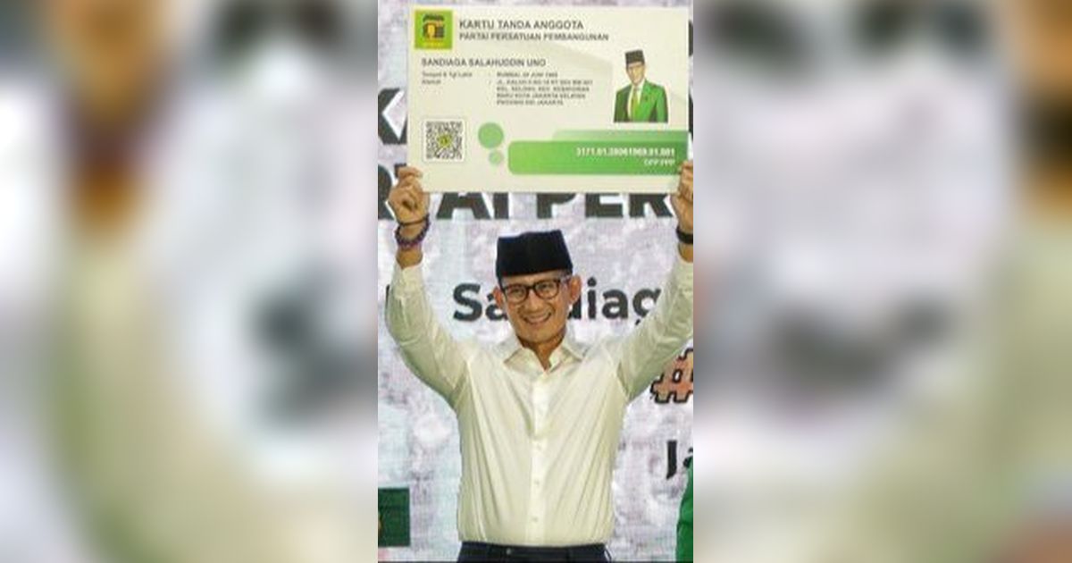 PPP: Sandiaga Miliki Kriteria yang Dibutuhkan Sebagai Cawapres Ganjar