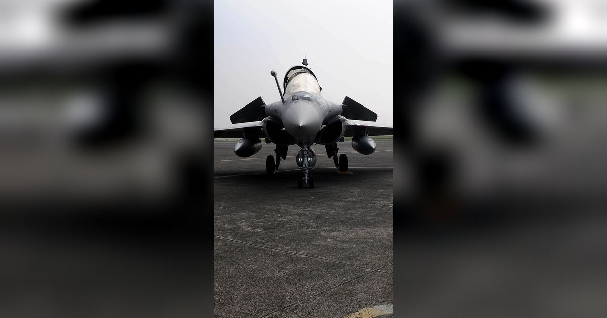 FOTO: Tampang Sangar Pesawat Tempur Rafale yang Diincar Prabowo Saat Mendarat di Lanud Halim Perdanakusuma