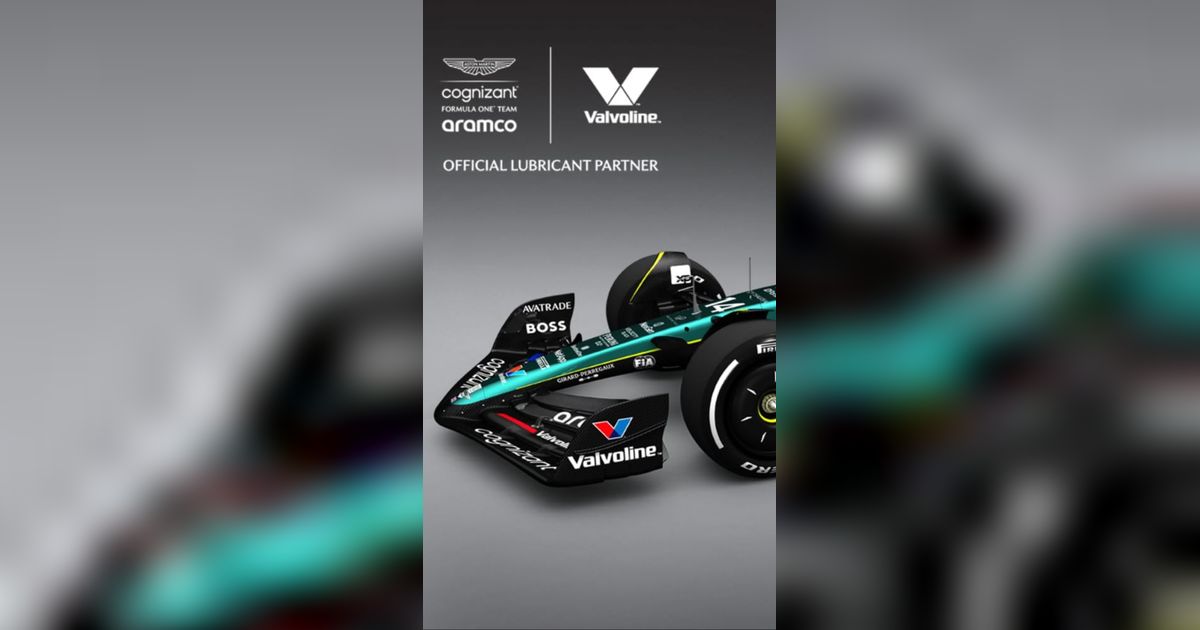 Valvoline Jadi Pelumas Resmi Tim F1 Aston Martin Aramco Cognizant