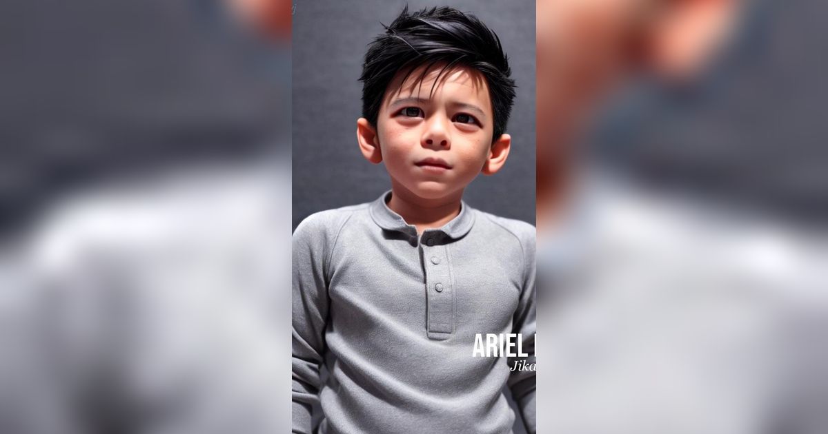 Penampakan Ariel Noah saat Masih Kecil Versi AI, Lucu & Gemesin Banget