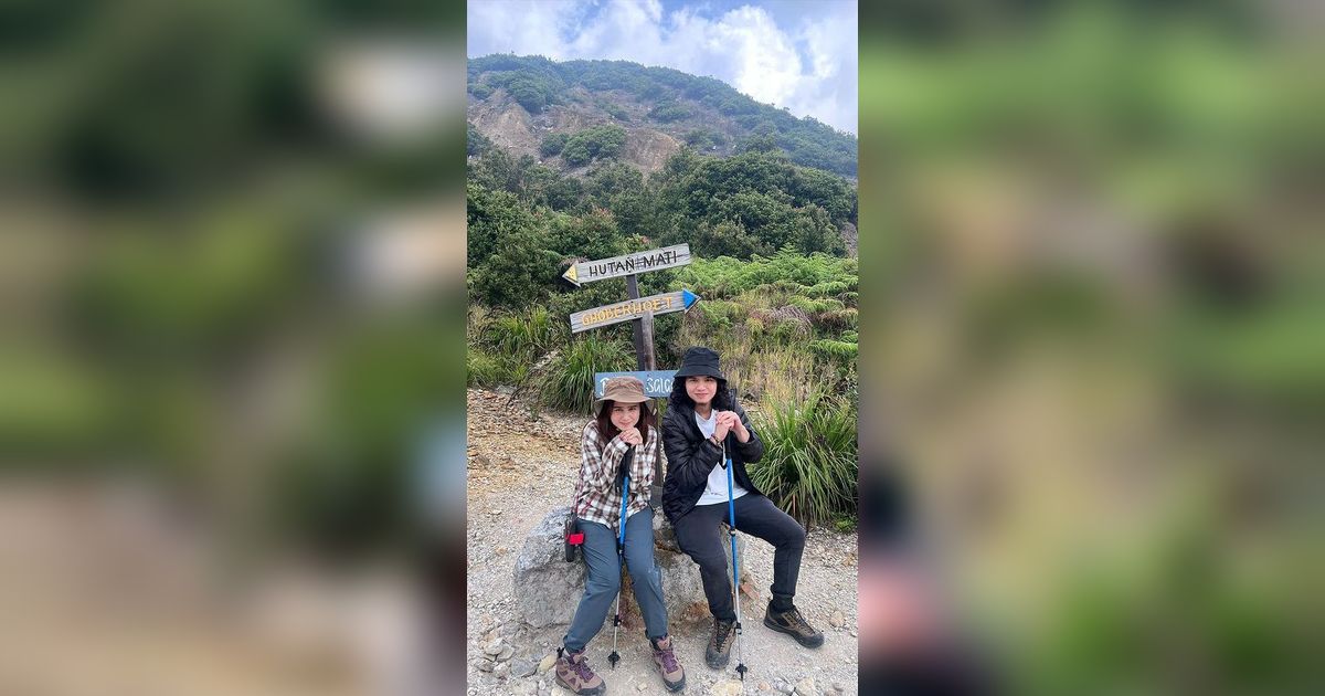 10 Momen Dul Jaelani dan Tissa Biani Naik Gunung Bareng, Kompak Banget!