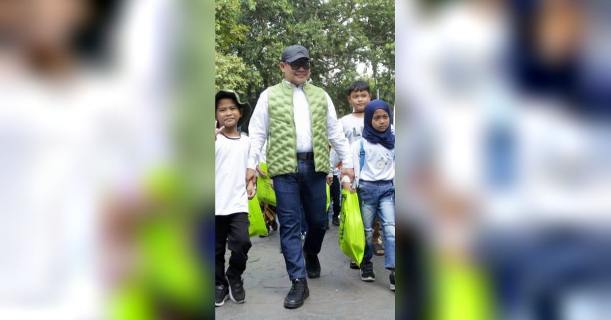 Rehat Kegiatan Politik, Cak Imin Jalan-Jalan Bareng 1.000 Anak Yatim ke Ancol