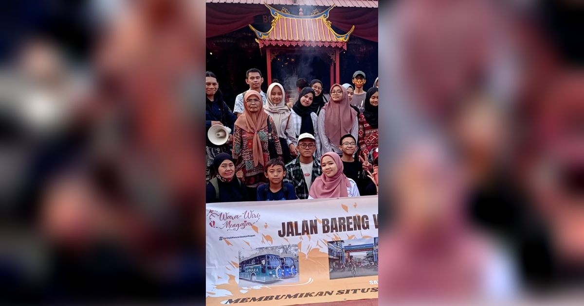 Jalan-Jalan Bareng Komunitas Wara-wiri Mengajar, Ajak Milenial Kenali Sejarah Kota Tangerang