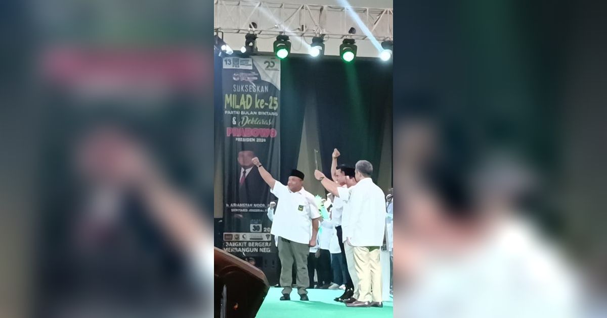 PBB Resmi Deklarasi Dukung Prabowo Sebagai Capres 2024