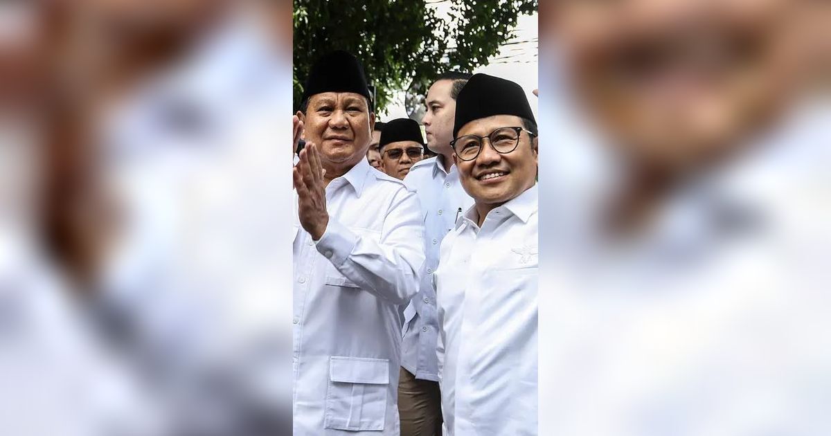 Kelakar Prabowo Untuk Cak Imin: Gus Jangan Ke mana-mana Gus!