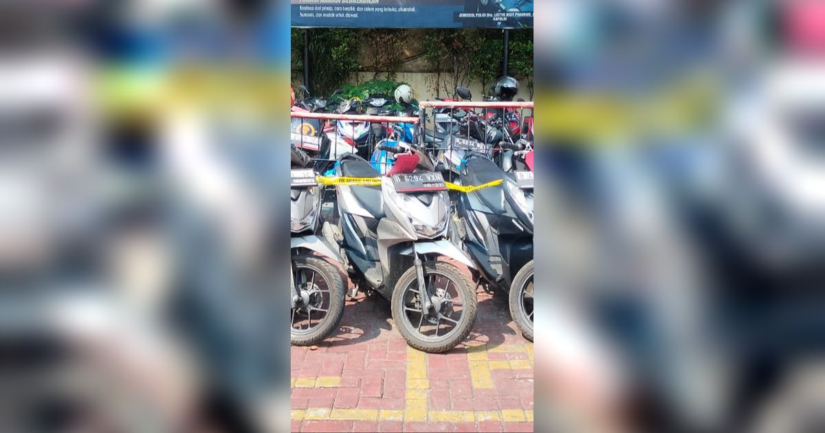 Truk Berisi Motor Curian, 18 Unit Mau Dikirim ke Lampung