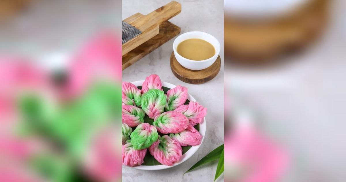 Mencicipi Kue Petulo Kembang Khas Jawa Timur, Bentuknya Mirip Mi Warna–Warni