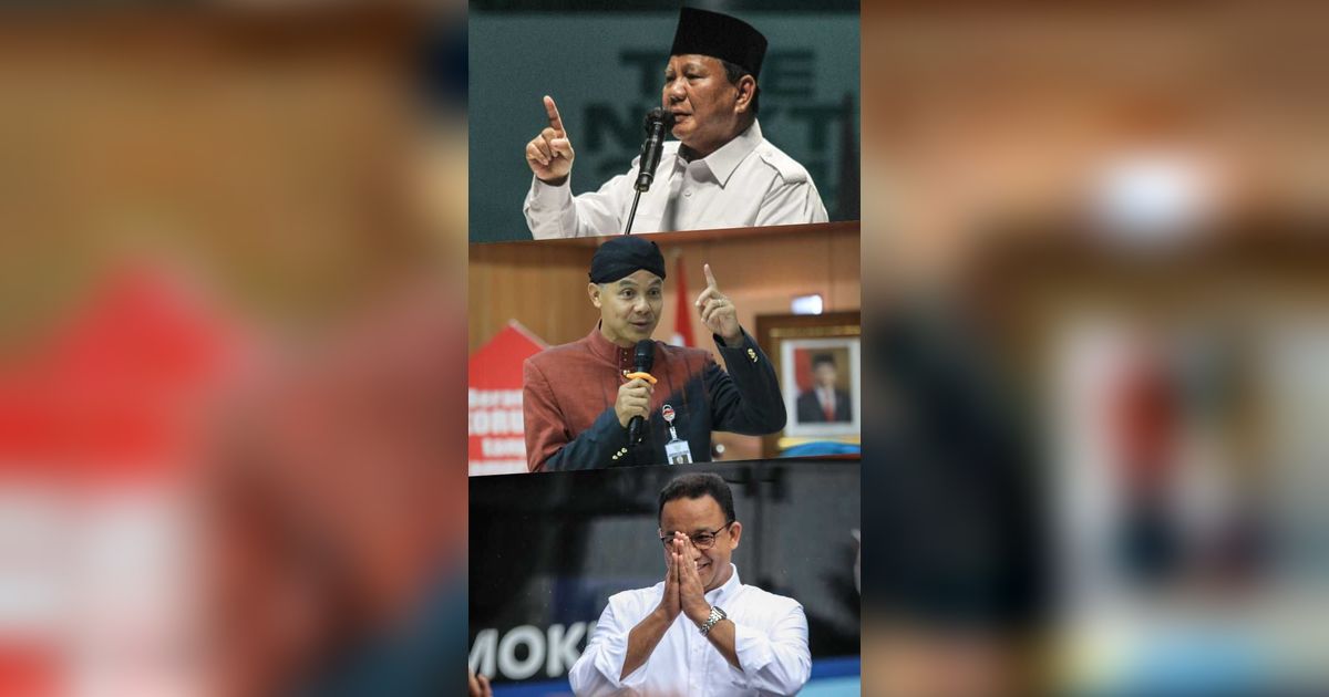 Deretan Janji Prabowo, Ganjar, Anies Jelang Pemilu 2024