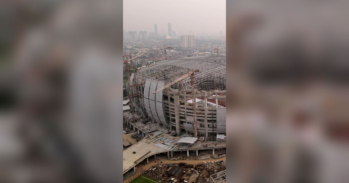 Foto-Foto Pembangunan Jakarta International Stadium yang Habiskan Rp4,5 Triliun