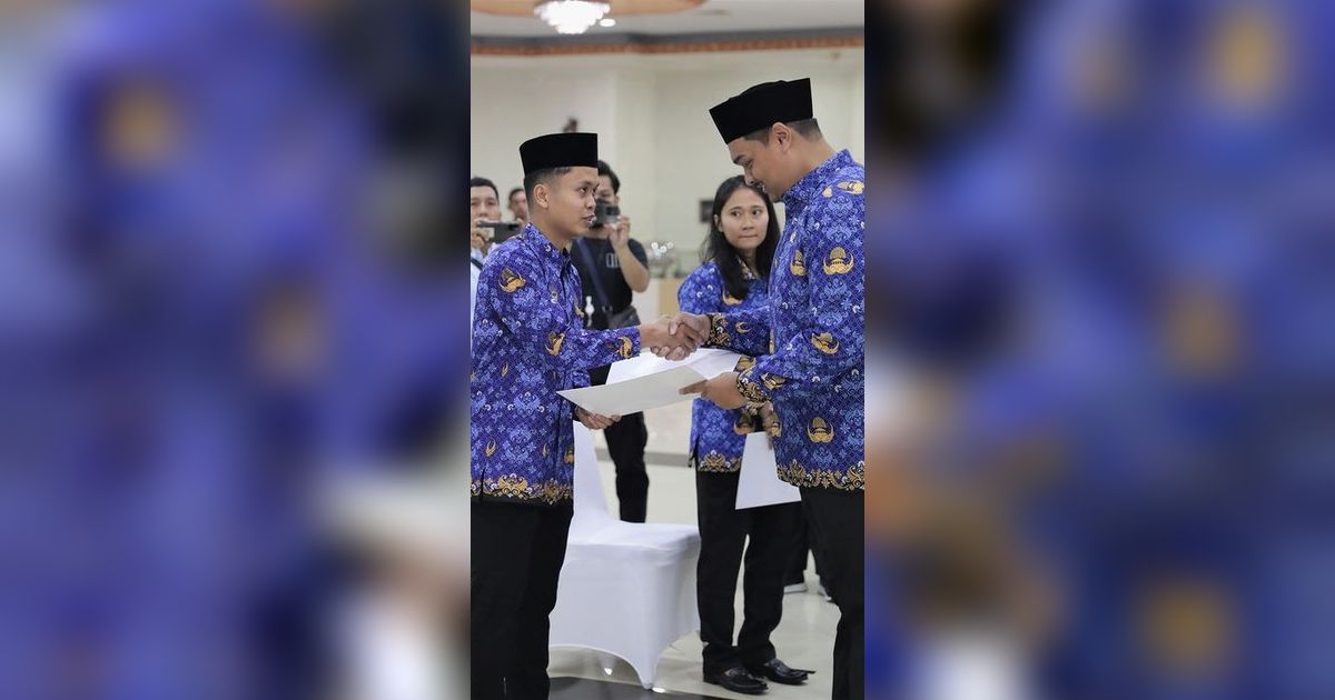 Momen Pengambilan Sumpah dan Janji PNS, Begini Potret Atlet Bulutangkis Pakai Korpri