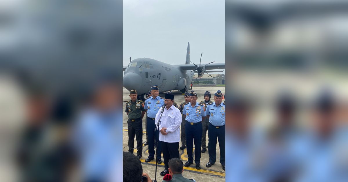 Prabowo Kandangkan Seluruh Pesawat Hercules C-130B