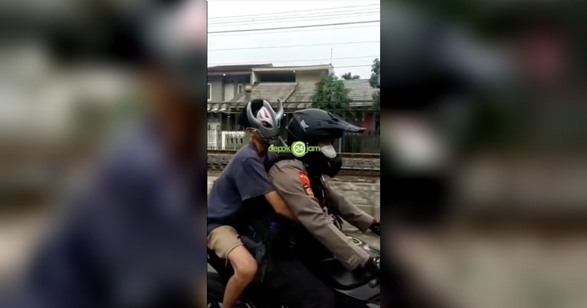Malam Bawa Senjata Tajam, Paginya Ditangkap Bertopeng Ultramen