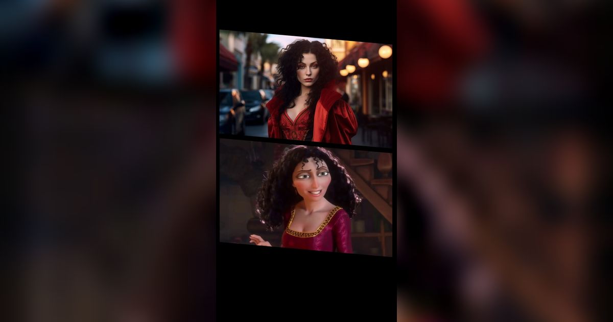 9 Potret Villain Disney sebagai Fashionista Rekaan AI Tool