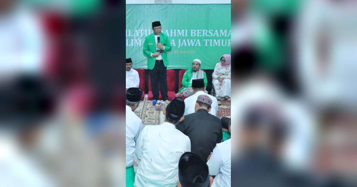 Silaturahmi Alim Ulama di Jatim, Mardiono Senang Banyak Tokoh Gabung PPP