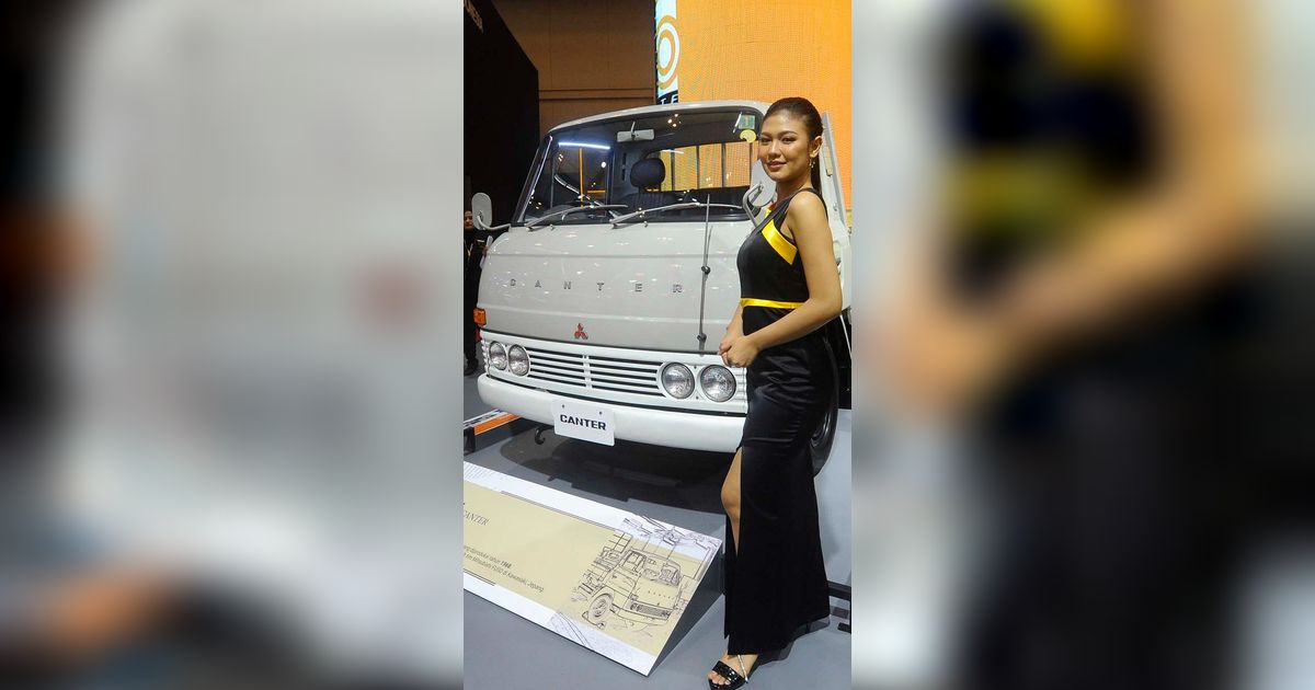 FOTO: Ramaikan GIIAS 2023, Mitsubishi Fuso Tampilkan Perjalanan Canter Dulu, Kini, dan Nanti