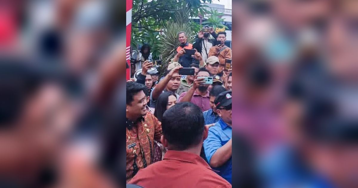 Ratusan Buruh Gelar Aksi Damai di Kantor Wali Kota Medan, Bobby Nasution Langsung Turun Tangan