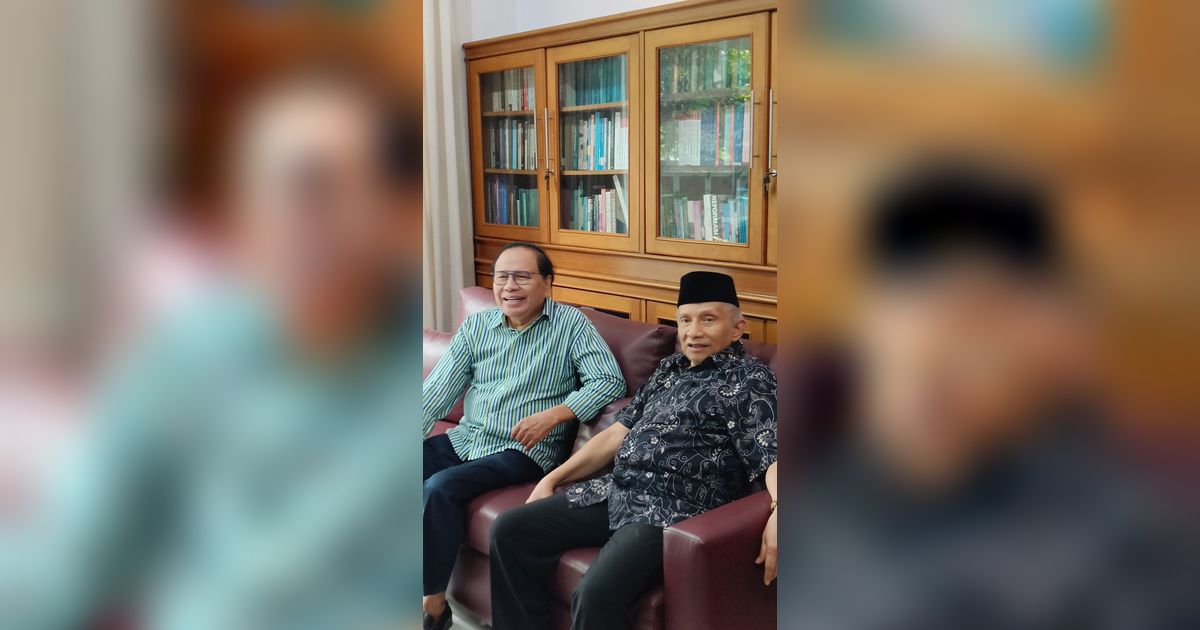 Bertemu Amien Rais, Rizal Ramli Kenang Perjuangan Lawan Orde Baru hingga Freeport