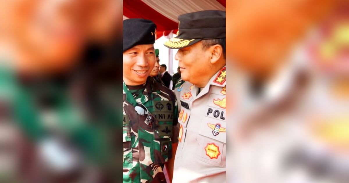 Momen Hangat Jenderal Berdarah Kopassus Ketemu Jenderal Polisi di Pusdik Kopassus, Panggil 'Kakak Asuh'