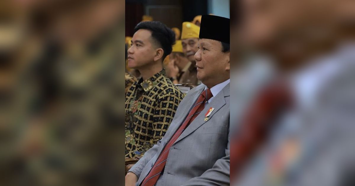 Prabowo dan Gibran di Antara Para Veteran Pejuang, Makin Kompak Duduk Sebelahan