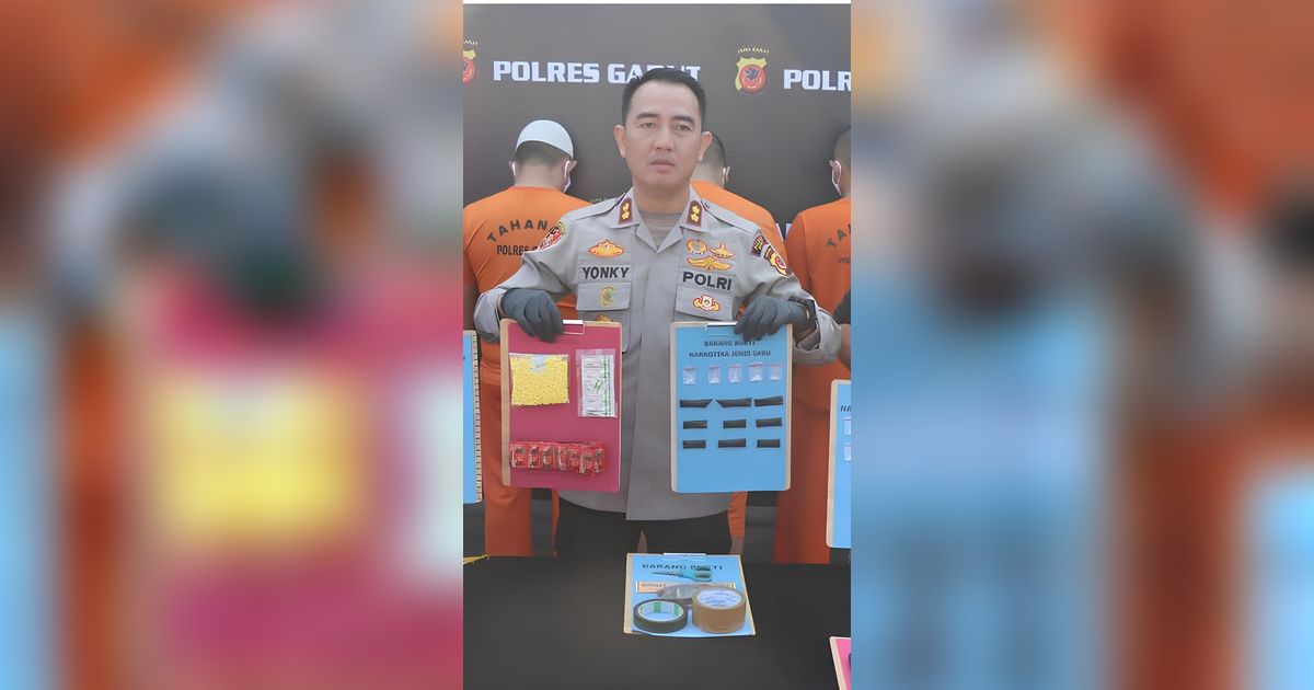 Polisi Gagalkan Peredaran Narkoba Lewat Jasa Ekspedisi di Garut, Begini Modusnya