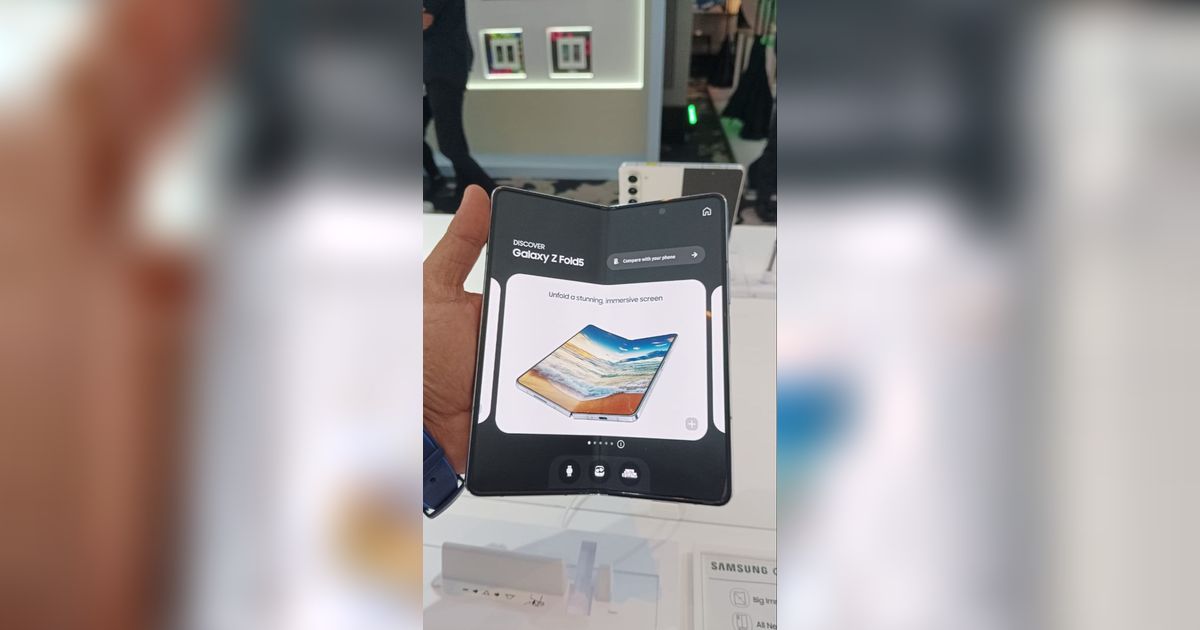 Begini Penampakan Detail Samsung Galaxy Z Fold5 dan Z Flip5 yang Baru Dirilis di Indonesia