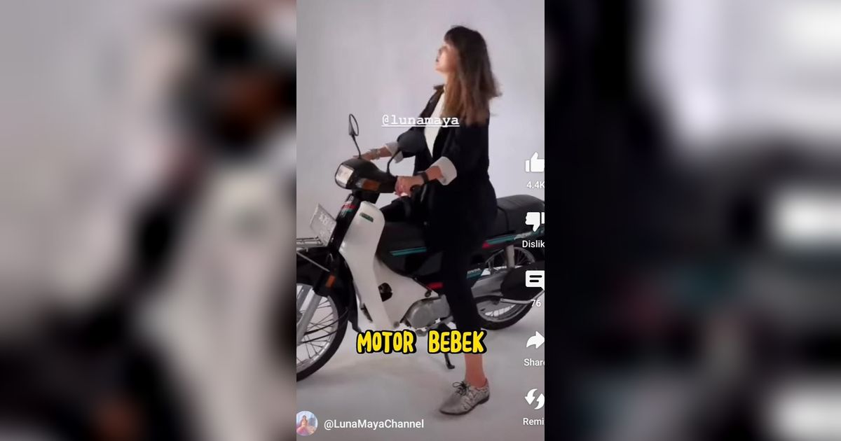 Deretan Momen Keren Luna Maya Naik Motor: Anak Bali Say Pasti Bisa