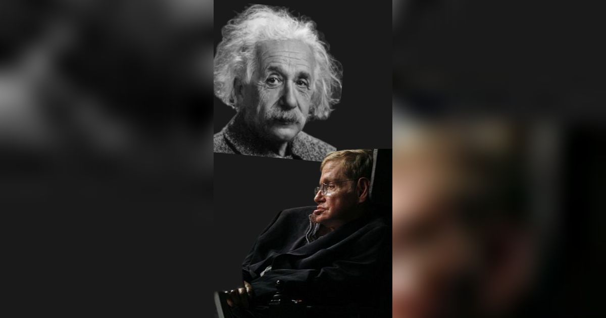 Ilmuwan Ini Bandingkan Kecerdasan Albert Einsten dan Stephen Hawking, Begini Katanya