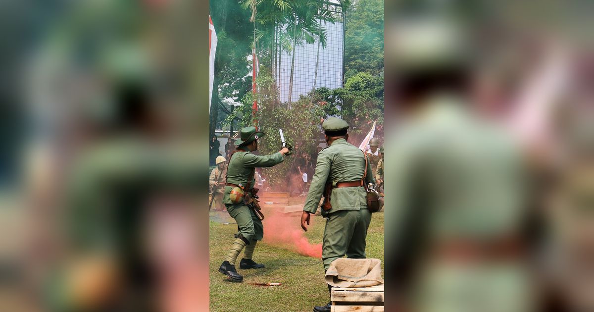 FOTO: Tapak Tilas Perjalanan Bangsa Indonesia Rebut Kemerdekaan Lewat Sosiodrama Romansa Negeri