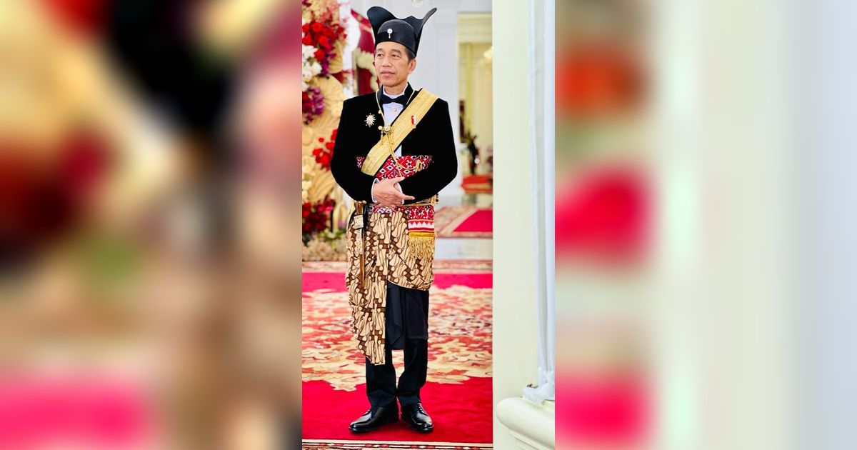 Makna Baju Adat Ageman Songkok Singkepan Ageng Dipakai Jokowi Saat Upacara HUT ke-78 RI