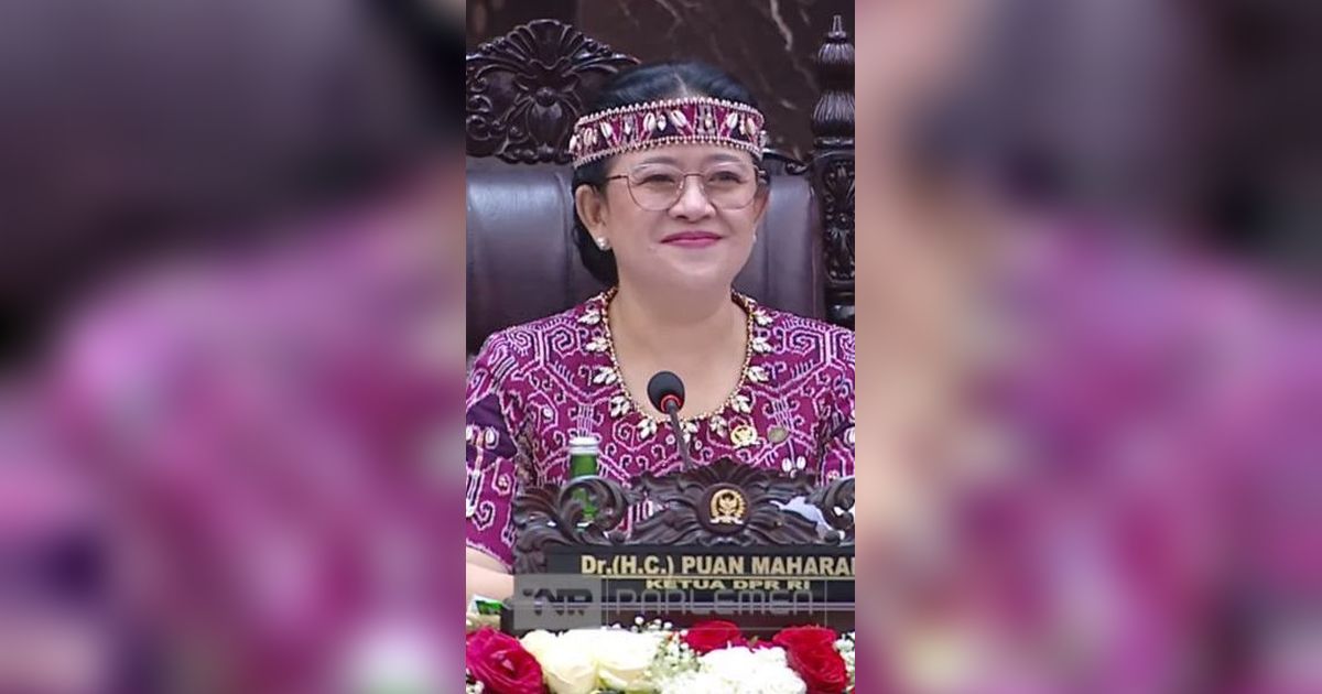 VIDEO: Puan Maharani Terselip Lidah Depan Presiden Jokowi saat Tutup Sidang Tahunan DPR